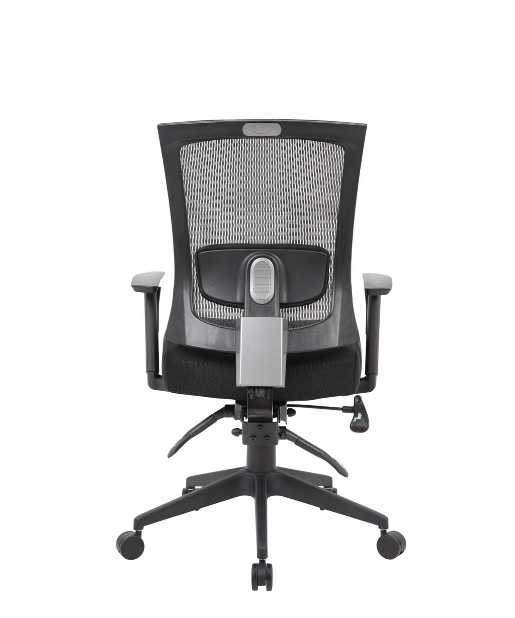 Mesh Back 3 paddle Task Chair with Seat Slider