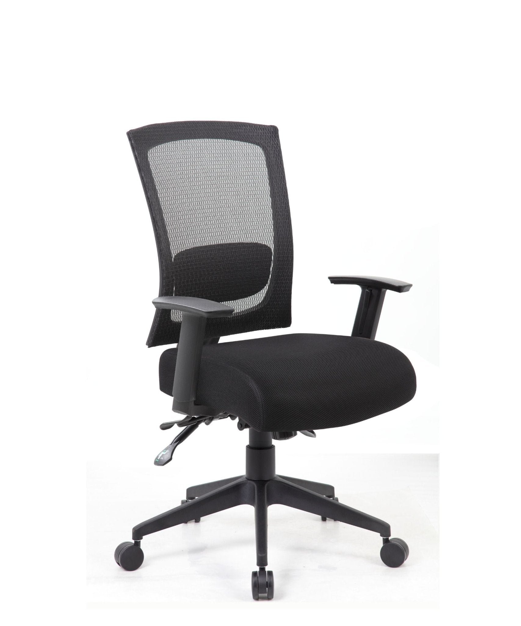 Mesh Back 3 paddle Task Chair with Seat Slider
