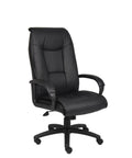 Executive Leather Plus Chair W/Padded Arm