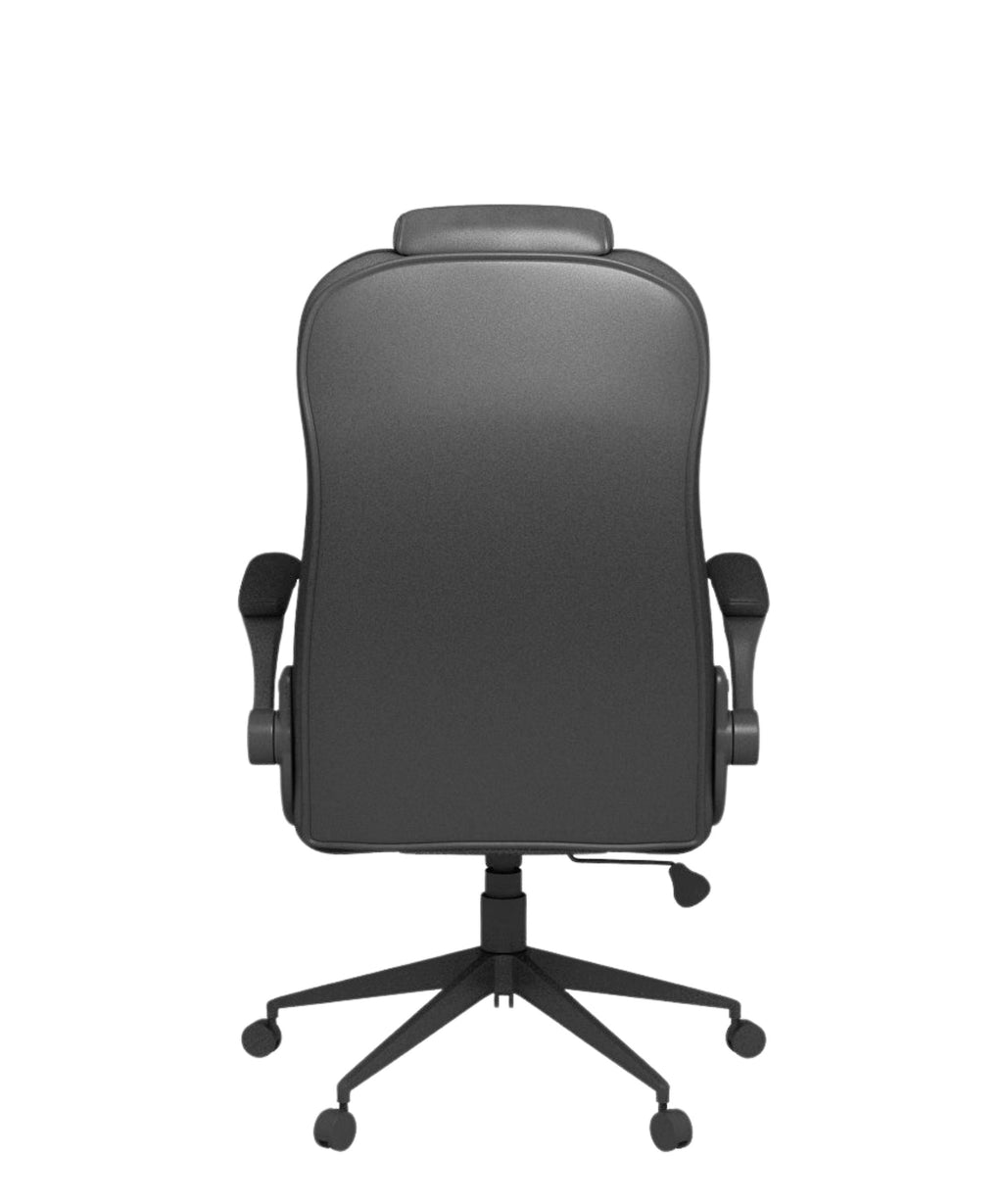 Executive High Back Caressoftplus Vinyl Flip Arm Chair