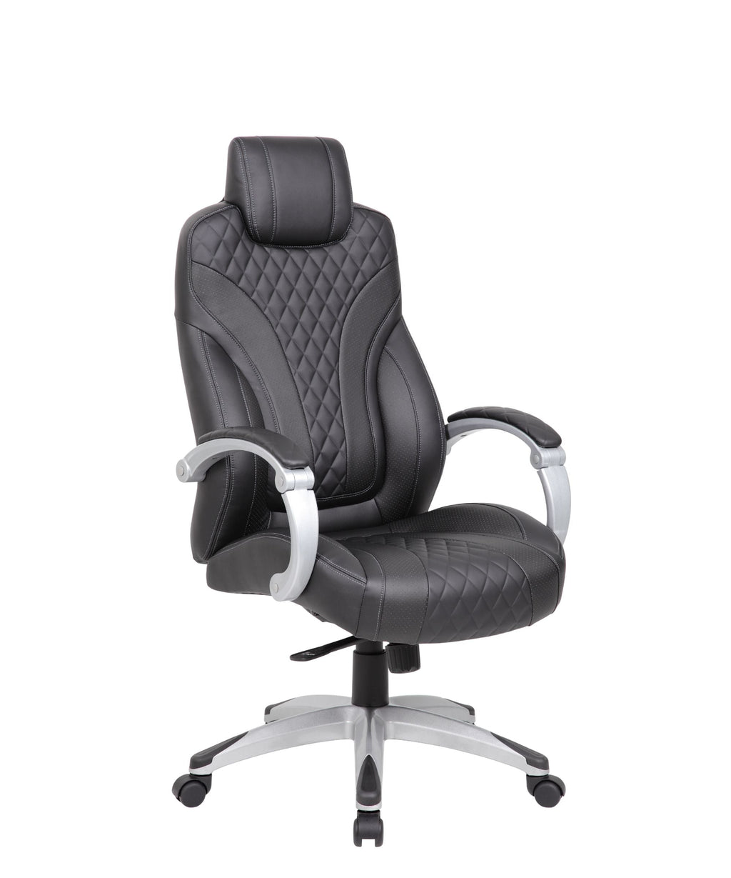 Boss Hinged Arm Executive Chair With Synchro-Tilt