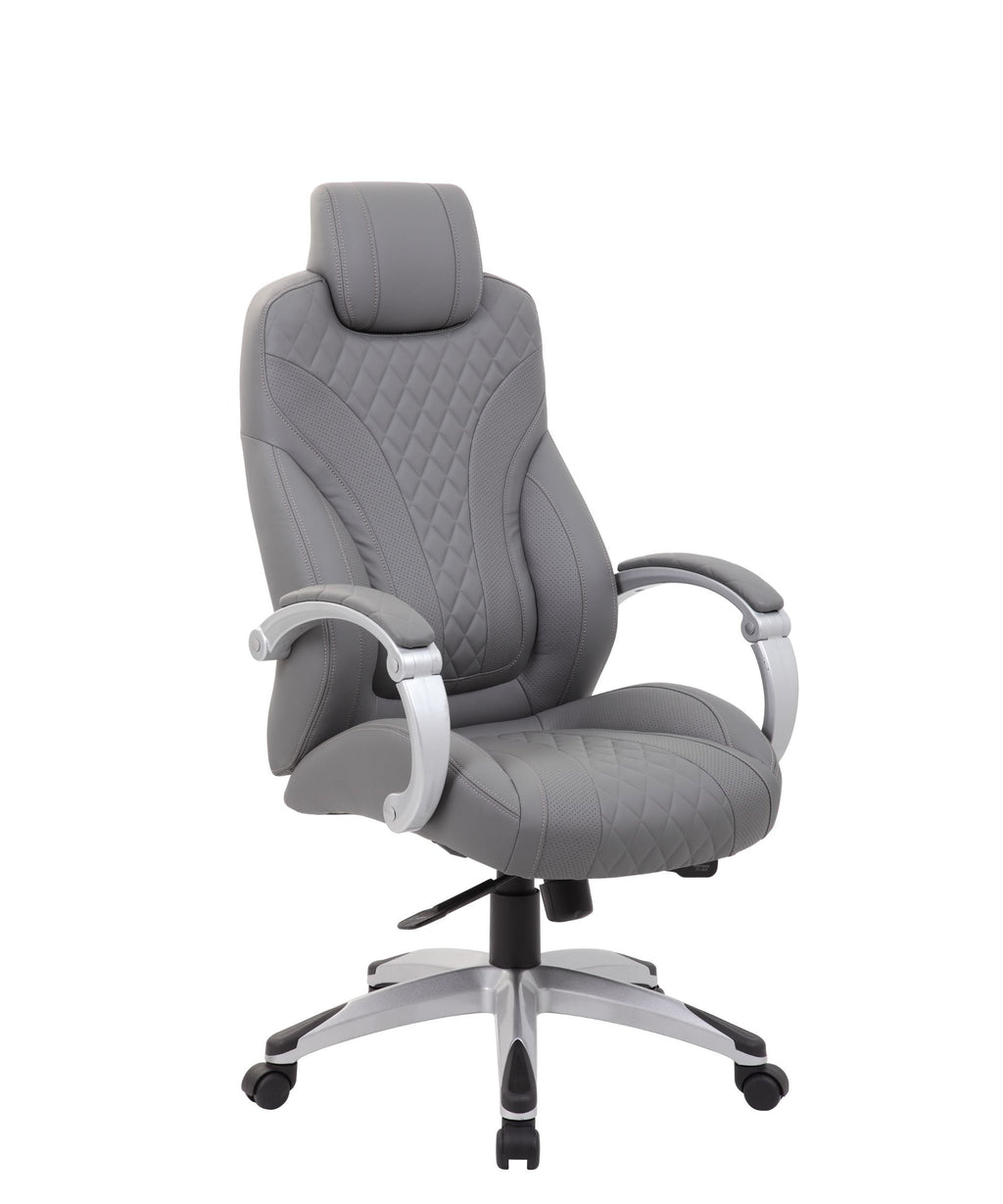 Boss Hinged Arm Executive Chair With Synchro-Tilt
