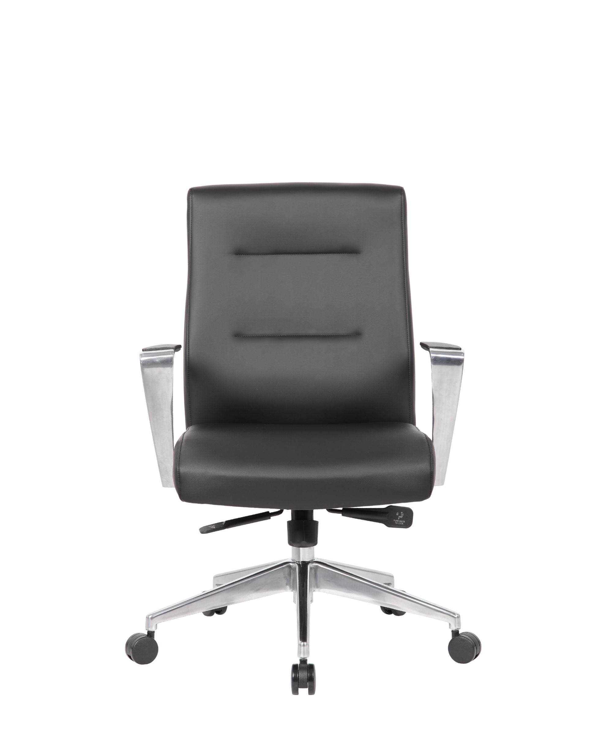 Modern Conference Chair with Aluminum Arm & Base