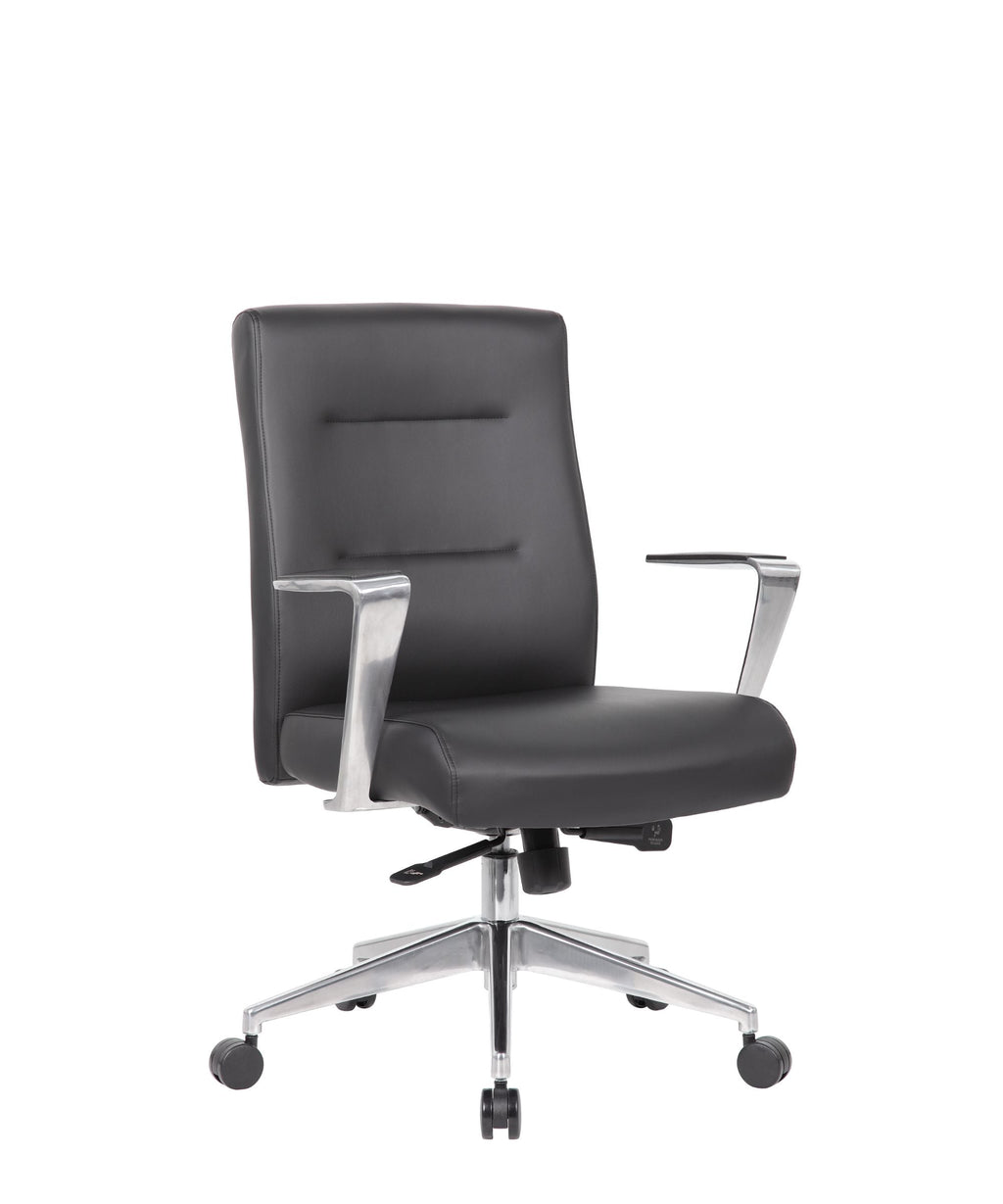 Modern Conference Chair with Aluminum Arm & Base