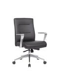 Modern Conference Chair with Aluminum Arm & Base