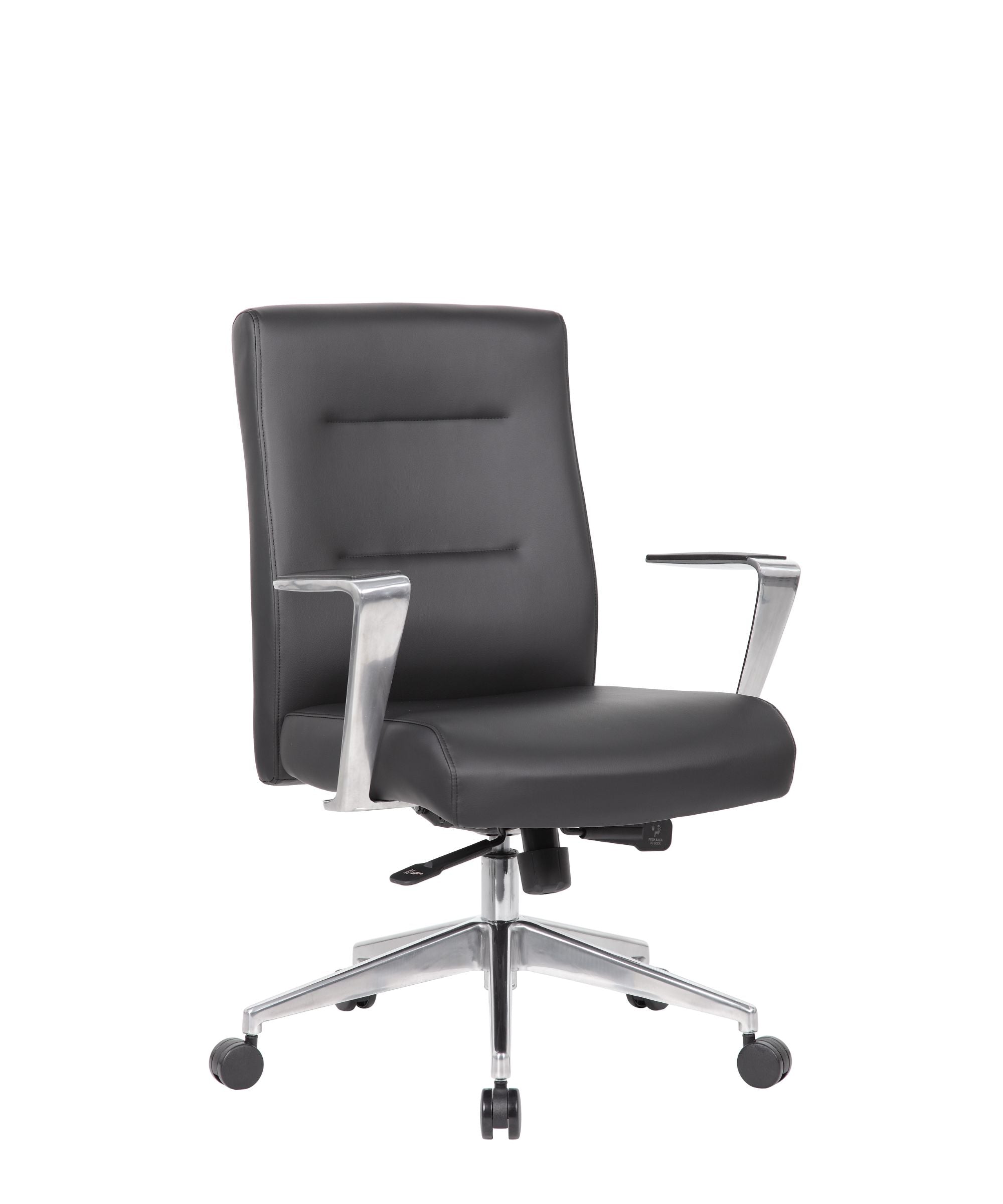 Modern Conference Chair with Aluminum Arm & Base