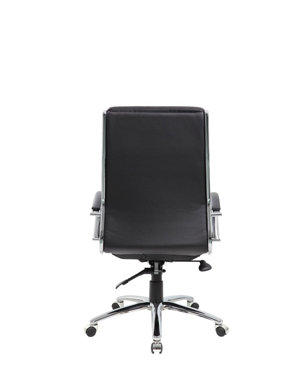 Executive Caressoftplus Vinyl Chair with Metal Chrome Finish