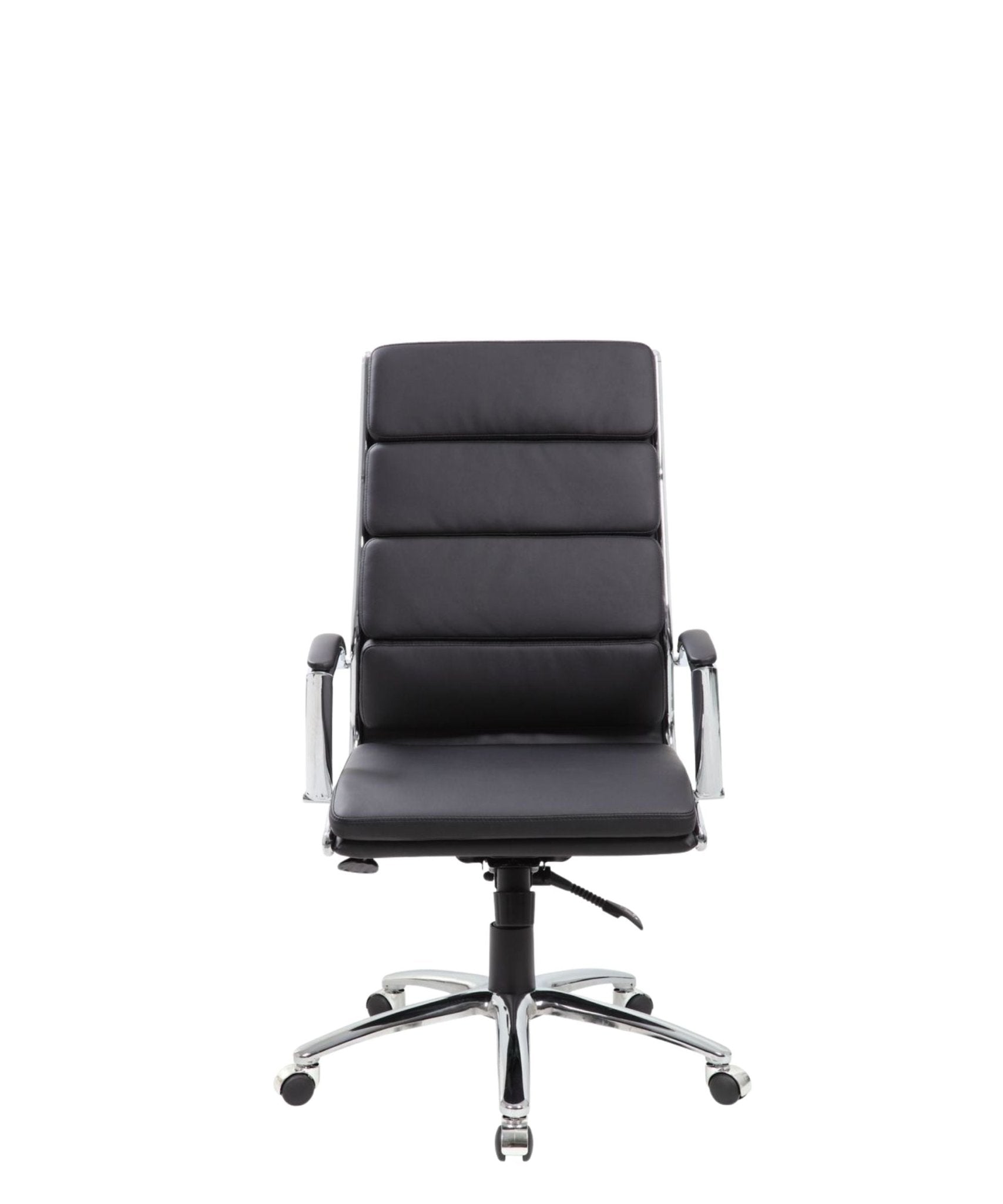 Executive Caressoftplus Vinyl Chair with Metal Chrome Finish
