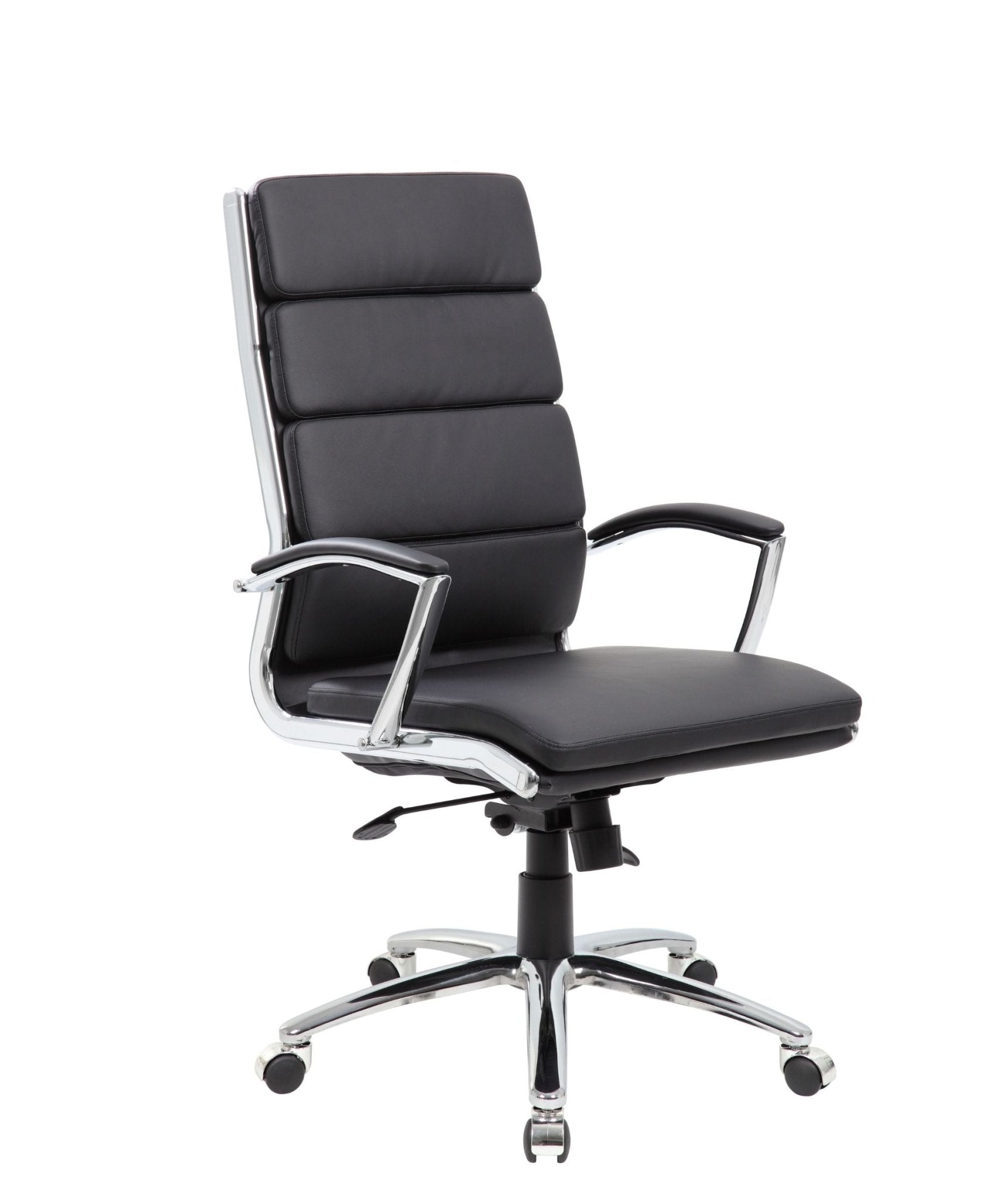 Executive Caressoftplus Vinyl Chair with Metal Chrome Finish