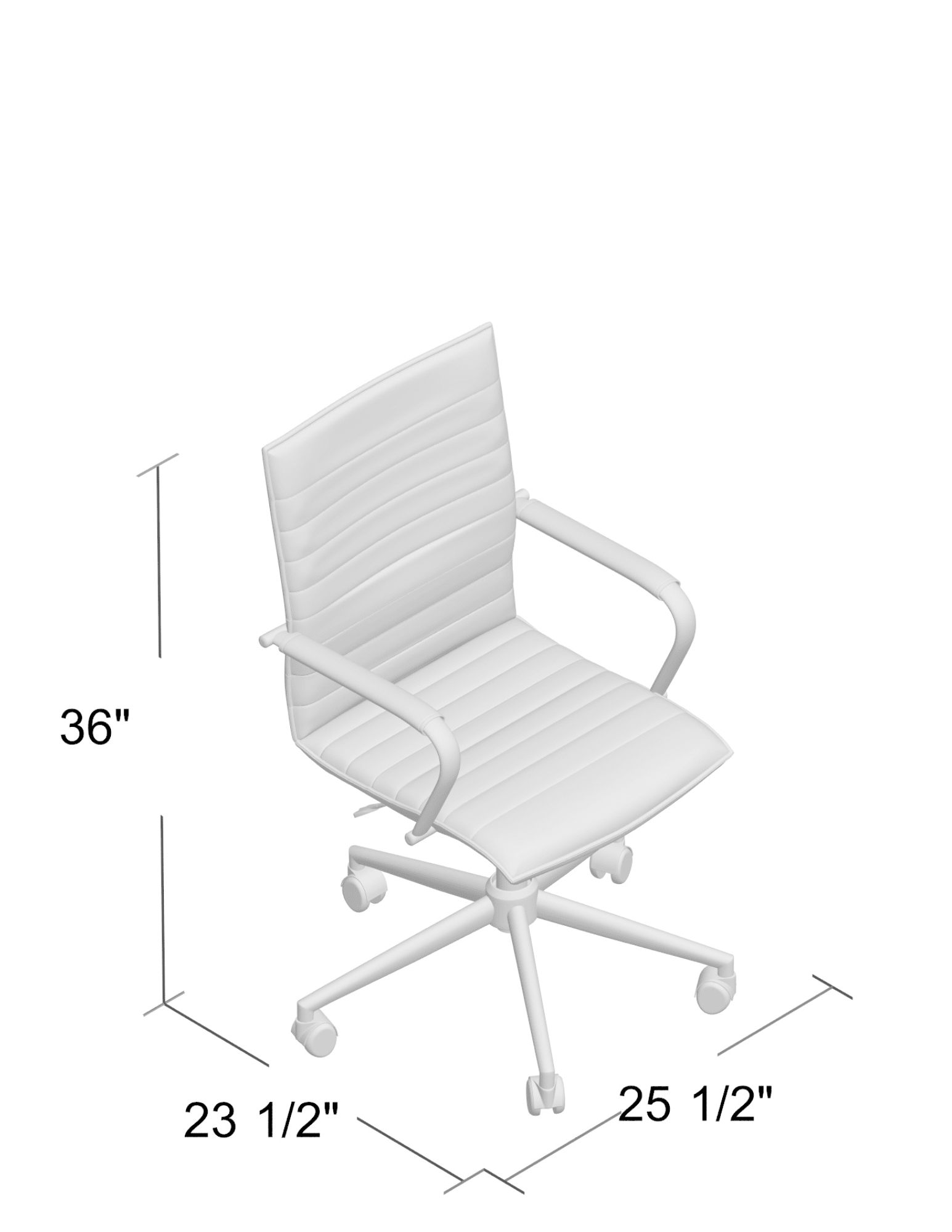 Hospitality Task Chair with Fixed Chrome Arms