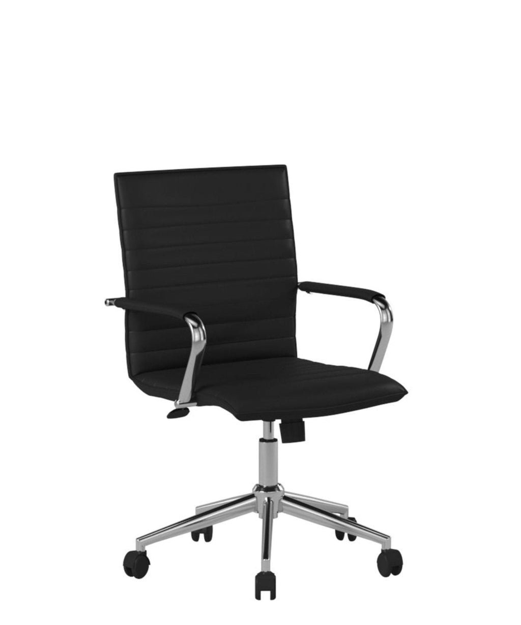 Hospitality Task Chair with Fixed Chrome Arms