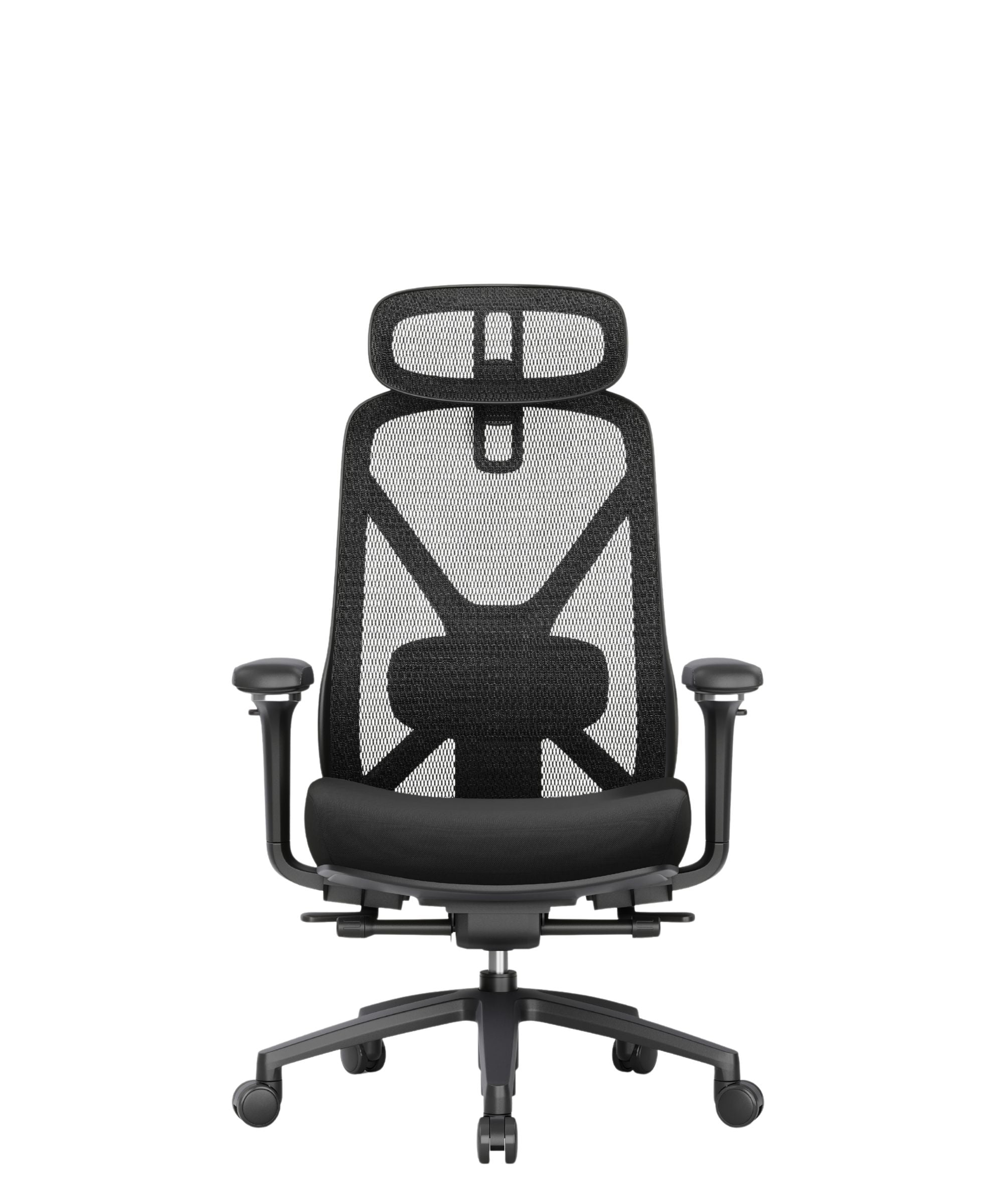 Heavy Duty Adjustable Headrest 400# Rated Chair