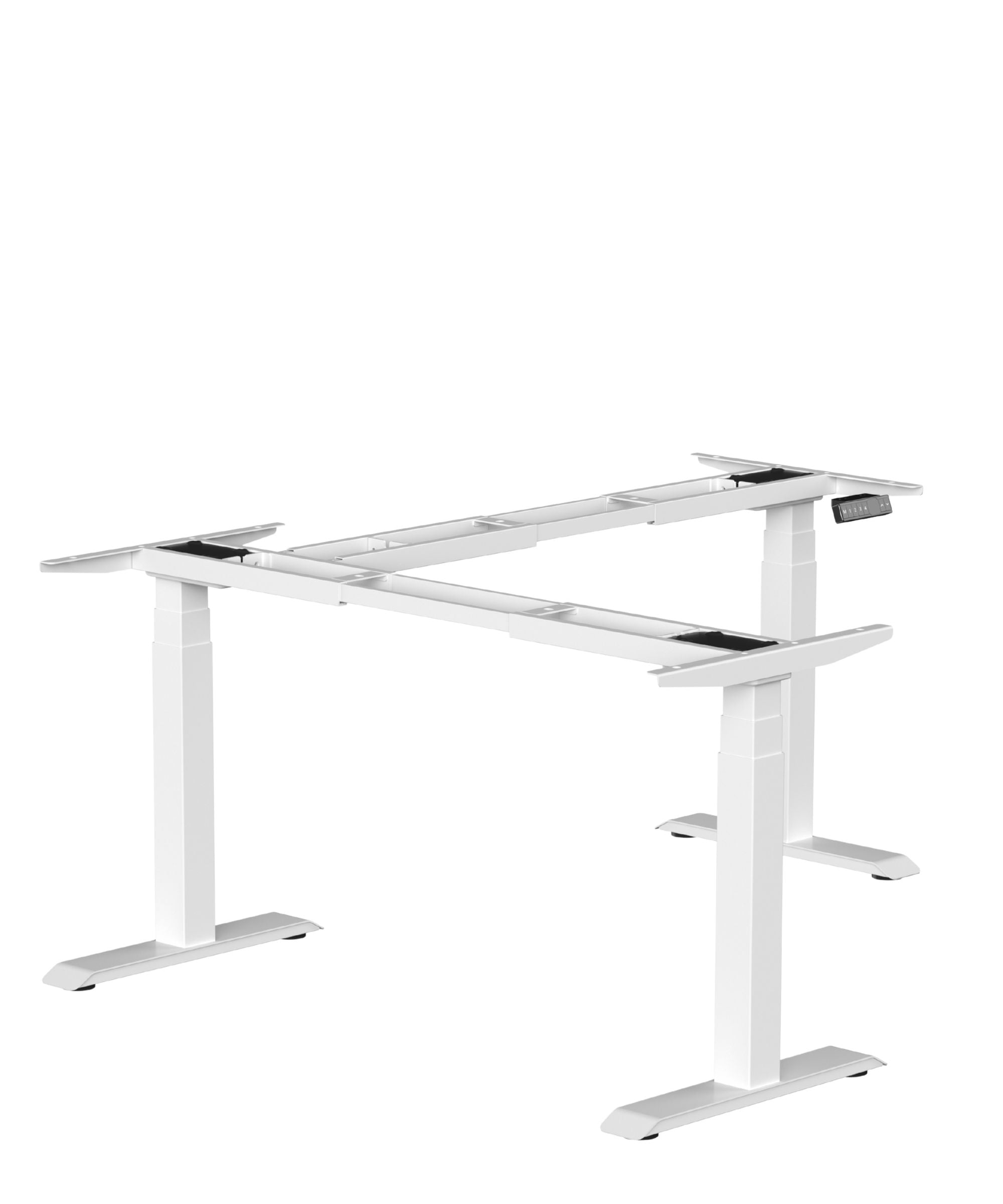 Silver 3 Stage Three Motor Adjustable Height L-Shaped Base