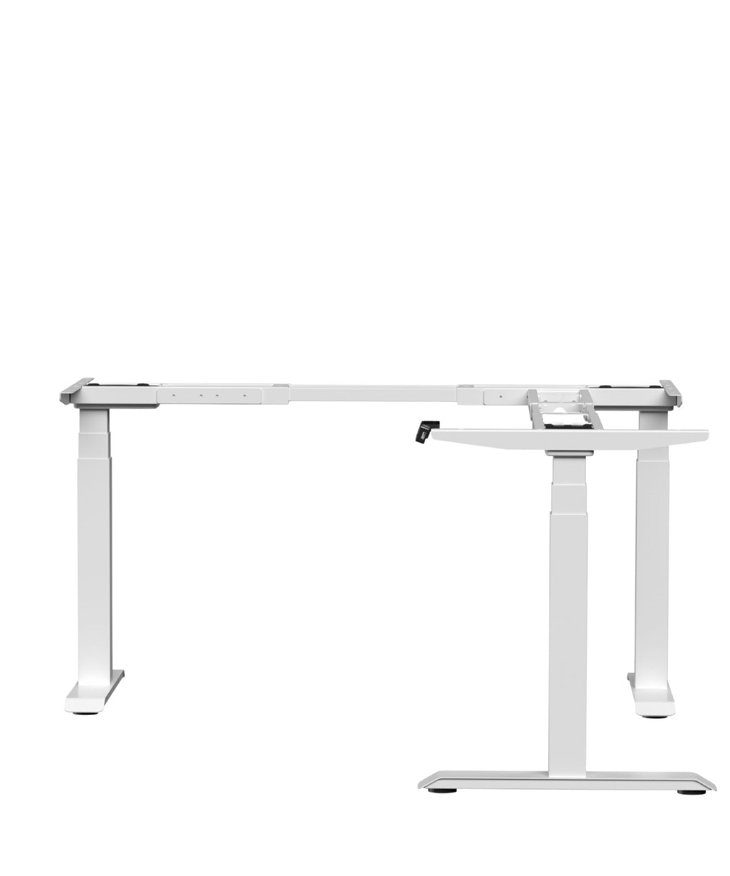 Silver 3 Stage Three Motor Adjustable Height L-Shaped Base