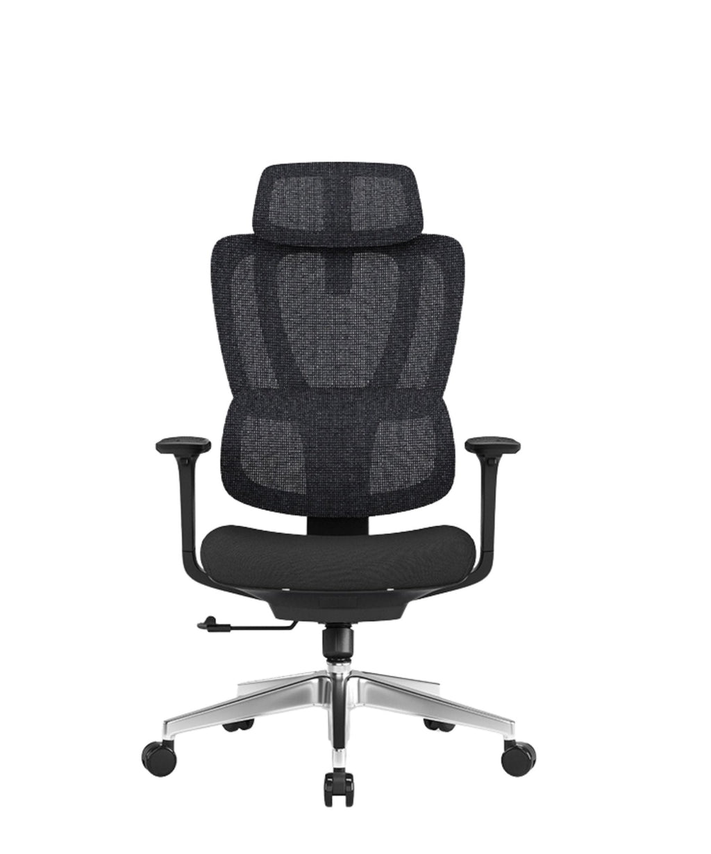 Grey Headrest Mesh Back & Seat Executive Chair