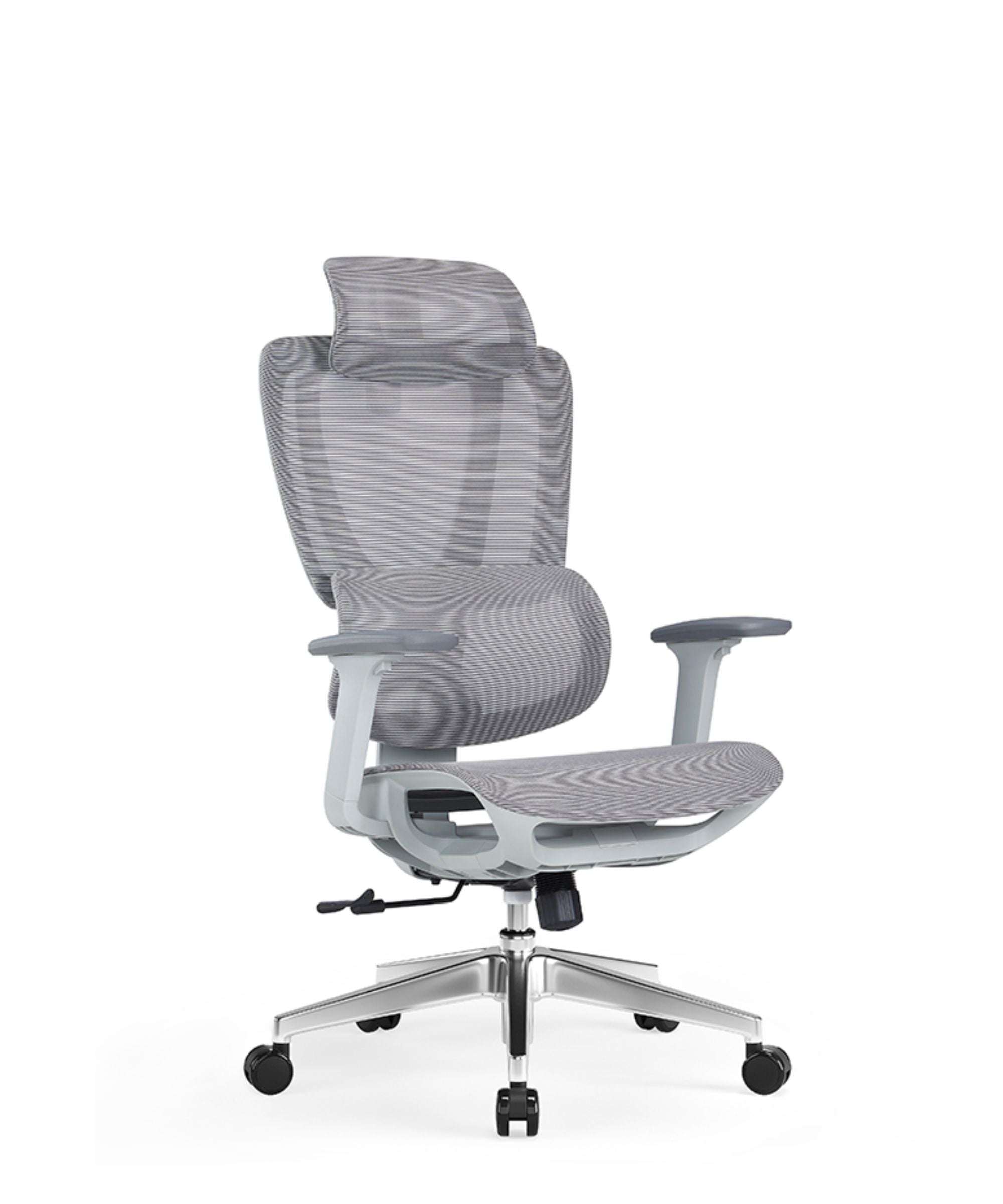Grey Headrest Mesh Back & Seat Executive Chair