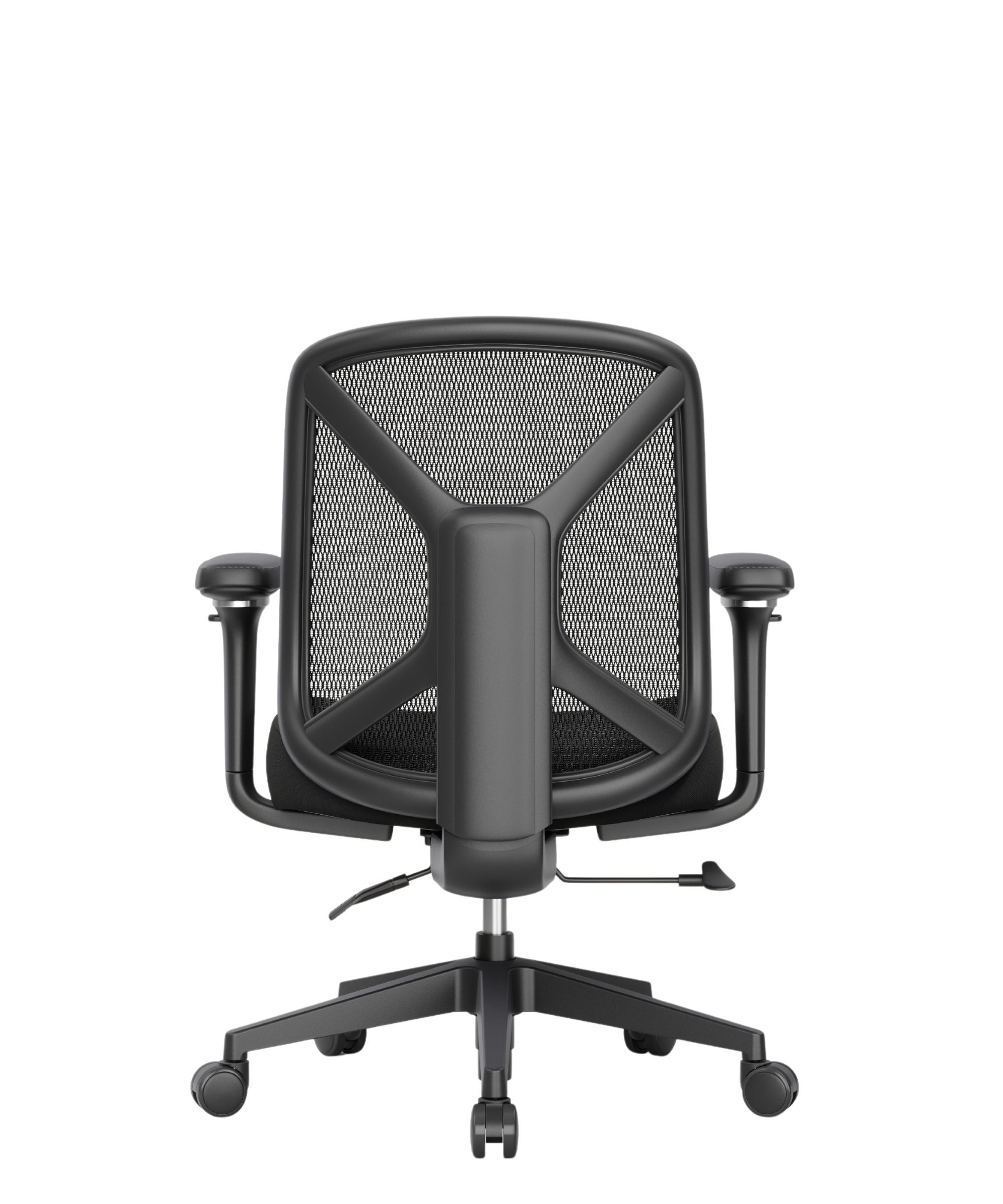 Heavy Duty Mid Back Mesh Task Chair W/Adjustable Lumbar