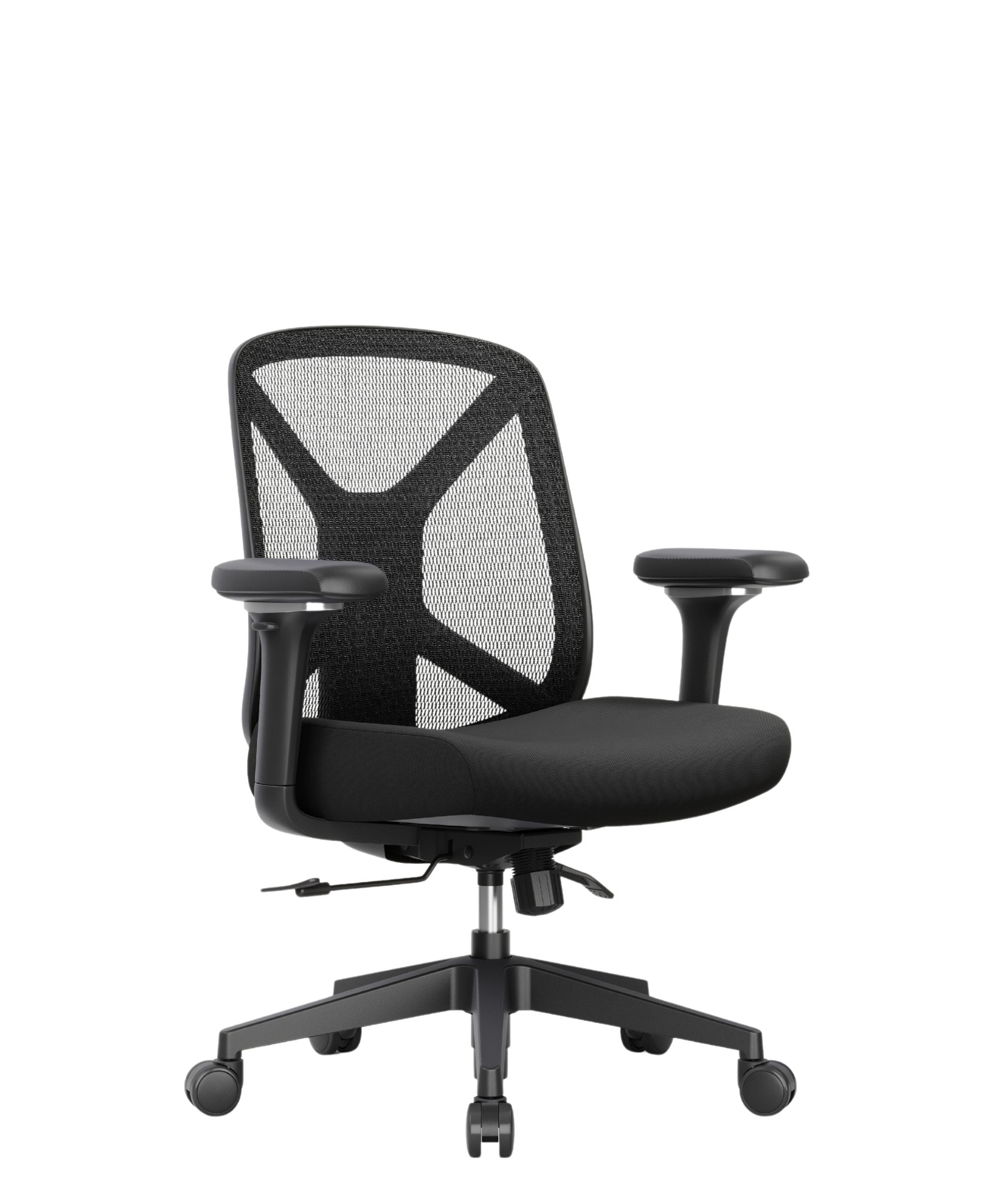 Heavy Duty Mid Back Mesh Task Chair W/Adjustable Lumbar
